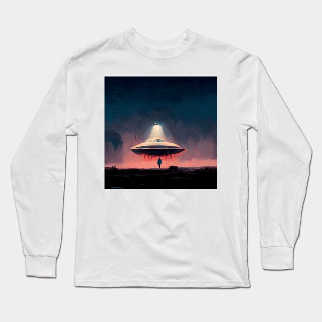 Energy Vampire Long Sleeve T-Shirt by www.TheAiCollective.art